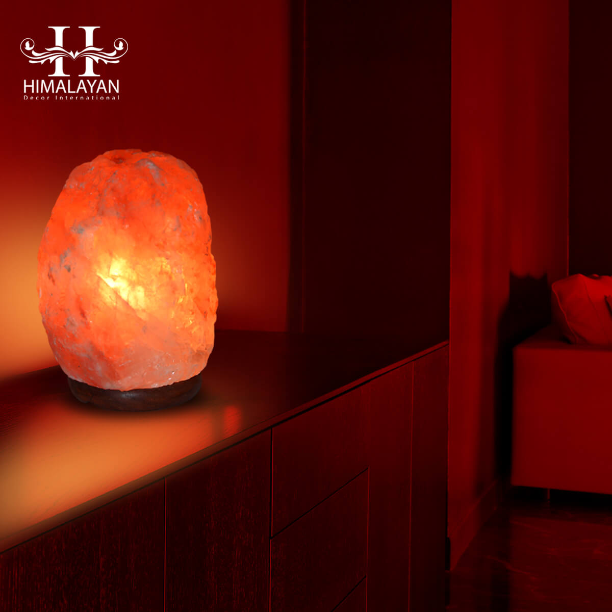 Himalayan Natural Salt Lamps Large Lamp With Lamp Accessories