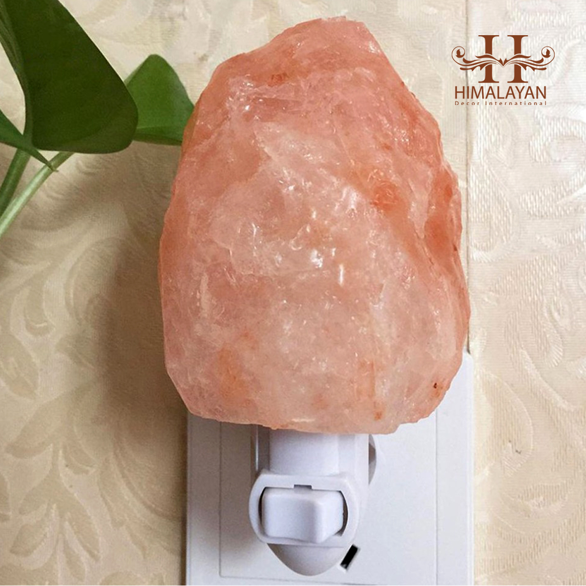 15W Himalayan Glow Hand Carved Natural Crystal Salt Wall Lamp Night Light Gifts 