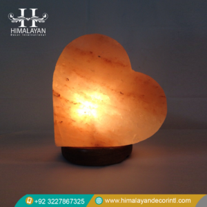 Heart salt lamps